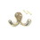 India Overseas Trading BR 20122 Brass Coat Hook, Double