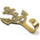 India Overseas Trading BR 20243 Solid Brass Anchor, Key Holder