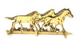 India Overseas Trading BR 20282 Solid Brass Small Horse Key Holder Hook 5