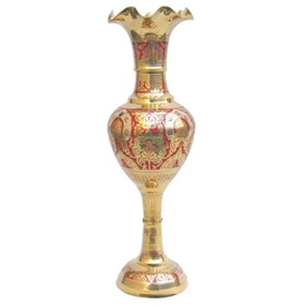 India Overseas Trading BR 21243 Solid Brass Vase, 24"