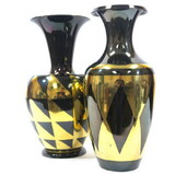 India Overseas Trading BR 21748 Geometric Vase Set  2