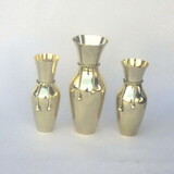 India Overseas Trading BR 2176 Solid Brass Vase Set with Tie Rope