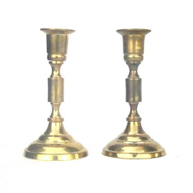 India Overseas Trading BR 22162 Candle Holder Pair 4"