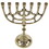 India Overseas Trading BR 22222S 7-Branch Brass Temple Menorah Classical (Small)