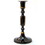 India Overseas Trading BR 2238 Brass Candle Holder, Black Gold