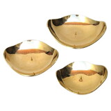 India Overseas Trading BR 22773 Candle Holder SET oF 3 BRASS