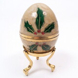 India Overseas Trading BR 2336A Brass Christmas Egg