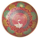 India Overseas Trading BR 2510 Brass Peacock Dish