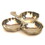 India Overseas Trading BR 2526 Brass Fruit Bowl, Dish, TRIPLE SERVER