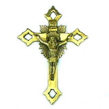 India Overseas Trading BR 3603 Solid Brass Cross, C BX