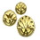 India Overseas Trading BR 4106 Solid Brass Wall Planters, Price/Set of 3