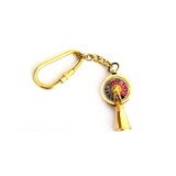 India Overseas Trading BR 48202C Key Chain Telegraph Solid Brass