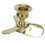 India Overseas Trading BR 48221 Brass Candle Holder, Propeller 3"