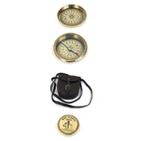 India Overseas Trading BR 48391 Solid Brass Boy Scout Compass w Fau