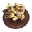 India Overseas Trading BR 48500 Brass Sextant, Wooden Base