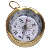 India Overseas Trading BR 48852A Brass Pocket Magnetic Compass