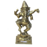 India Overseas Trading BR 5012 Dancing Ganesh Statue (Plain or Antique) 12