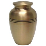 India Overseas Trading BR 6761 Three Bands Brass Urn