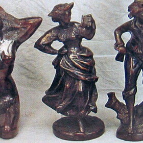 India Overseas Trading BRZ 5012 Lady Oriator, Bronze