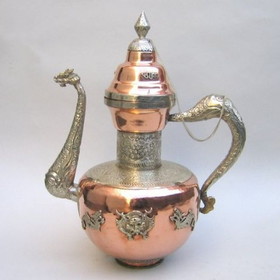 India Overseas Trading CO1268 - Tibetan Dragon Jug, Copper