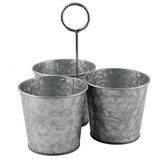 India Overseas Trading IR 14162 Pots with tray St 4