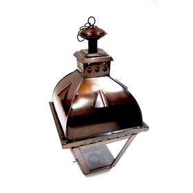 India Overseas Trading IR 17540 Coach Lamp, Iron Candle Lantern