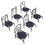 India Overseas Trading IR 22790 Iron chair candle holders set, Price/Set of 6