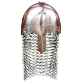 India Overseas Trading IR 80635 Norman Nasal Helmet With Chainmail