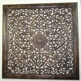 India Overseas Trading SH 15751 Square Wall Hanging Panel 24X24"