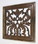 India Overseas Trading SH 15756 Square Wall Panel Brown Wood Screen Room Decorative, 24"