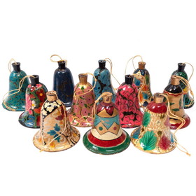 India Overseas Trading SH 31311 Christmas Bell Ornament set of 12