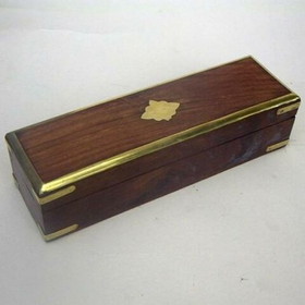 India Overseas Trading SH 6871 Wooden Box, 10x3x2"