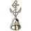 India Overseas Trading SP 18780 Anchor Bell, Nickel Plated