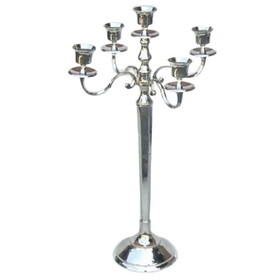 India Overseas Trading SP 22912 Brass Candle Holder, 5 Prong 36"