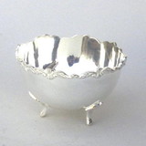 India Overseas Trading SP 23971 Decorative Brass Bowl, Silver Plated 4"