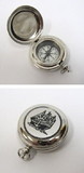India Overseas Trading SP 48423 Solid Brass Dalvey Compass Ship Design - chrome plated