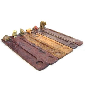 India Overseas Trading SS 189A Soapstone Incense burner set