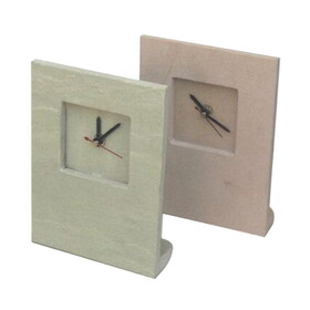 India Overseas Trading SS 4865 Stone Clock, 4 Assorted Styles
