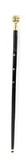 India Overseas Trading WP 13201S Walking Stick,Serrated Ball, W Solid Brass Inlay, Unisex