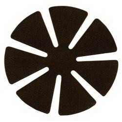 OptiSource 06-DPDR6015N 2-Step Fining Pads for CR-39 and High-Index - P-600 First Fine Brown