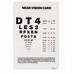 OptiSource 11-BODNVC Near Vision Test Card