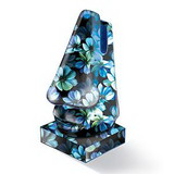 OptiSource 18-307-0150 Art Noses - Blue Flowers (3-pack)