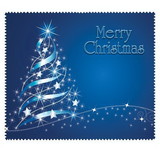 OptiSource 33-LCH13 Merry Christmas (Blue) (bag of 100 cloths)