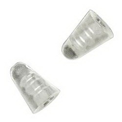 OptiSource 33-RC2514 1.40 x 2.50 Transparent Plastic Caps (pack of 50)