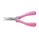 OptiSource 34-OSTLL428 Pink Line Long Snipe Nose Pliers