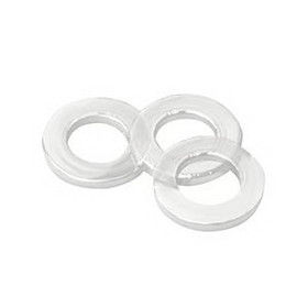 OptiSource 44-25-1405-250 1.4 x 2.8 Transparent Plastic Washer (pack of 250)