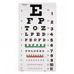 OptiSource 61-1240 Large Snellen "E" Eye Chart