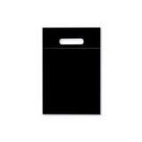 OptiSource 64-BLACKPL IMPRINTED Black Plastic Bags (100 per box)
