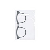 OptiSource 64-VERTICALPL IMPRINTED Vertical-Glasses Plastic Bags (100 per box)