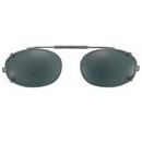 OptiSource 67-XLO54GO1 56 mm  Low Rectangle Gray Polarized with Gold Frame